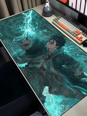 Charmbi Harry Potter Mouse Pad – 40X90 Gaming Mousepad, Kaymaz Taban Büyük Oyuncu