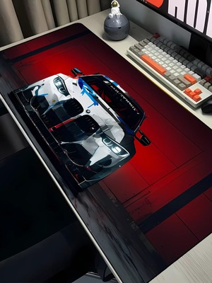 Charmbi Bmw Spor Araba 40X90 Gaming Mouse Pad – Kaymaz Taban Büyük Boy Oyuncu Mousepad