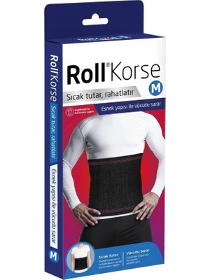 Montreal Roll Korse Medium - Siyah ( 6 Adet )