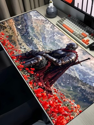 Charmbi Elden Ring Temalı Mouse Pad – 40X90 Gaming Mousepad, Kaymaz Taban Büyük Oyuncu