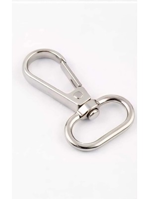 Metal Dönerli Papağan Kanca - 2 cm Çanta ve Anahtarlık Aparatı 20 Adet