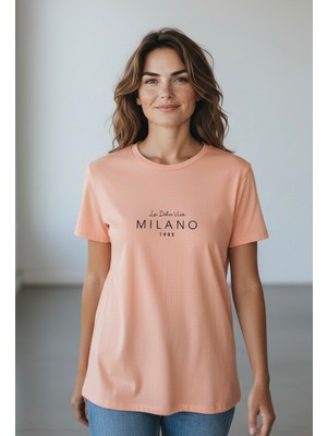 Ferz Kadın Tişort Milano Baskılı