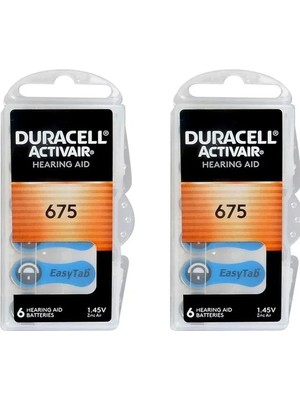 Montreal Duracell Işitme Cihazı Pili 675 2'li ( 6 Adet )