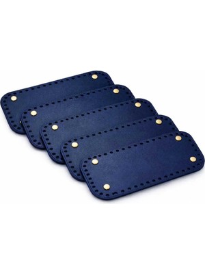 33X12 cm 5 Adet Çanta Tabanı Set - Delikli Makrome Çanta Alt Taban Hobi Çanta Yapım Malzemesi