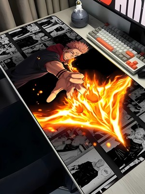Charmbi Jujutsu Kaisen 40X90 Gaming Mouse Pad – Kaymaz Taban Büyük Boy Oyuncu Mousepad