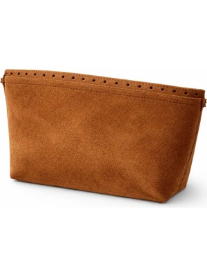 30X18 cm Çanta Içi Astarlı Fermuarlı Süet Iç Astar – Örme Çantalar Için