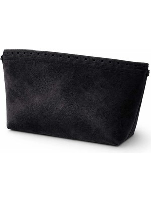 30X18 cm Çanta Içi Astarlı Fermuarlı Süet Iç Astar – Örme Çantalar Için