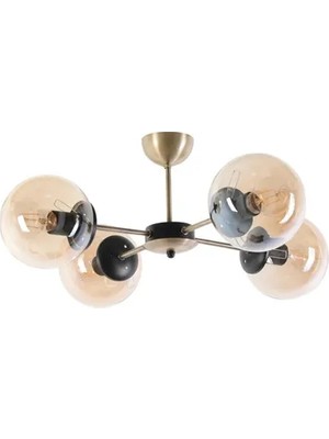 Vivense Lumexx Venüs Dörtlü Bal Camlı Avize