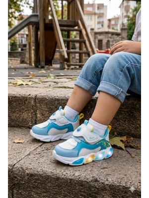 Fort Luna Cool Rahat Hafif Anatomik Işıklı Erkek Çocuk Ayakkabı