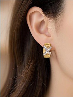 Bontexs Yeni Trend 316L Sevgililer Gününe Özel Çelik Küpe