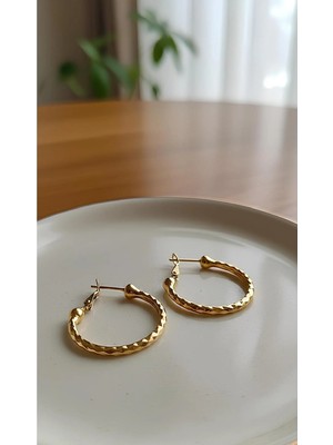 Bontexs Burgu Model Paslanmaz Çelik Halka Küpe