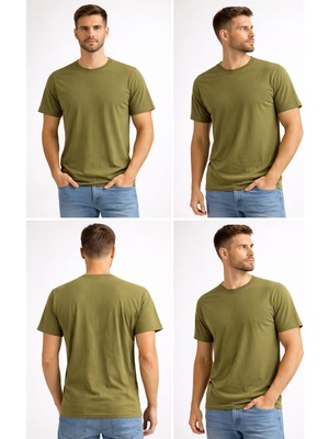 ÇK Tekstil Unisex Basic Tişört 30/1 Süprem Pamuk Düz Renk S-M-L-Xl-Xxl Rahat Kalıp