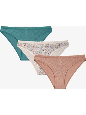 Penti Orient Pointel 3'lü Pamuklu Slip Külot