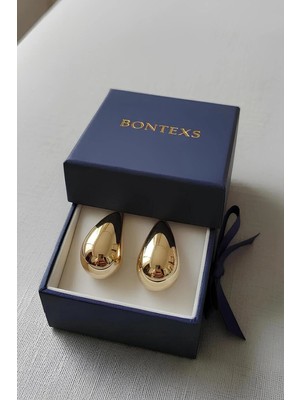 Bontexs Damla Küpe Gold Renkte