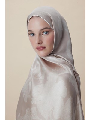 Maisa Farah Mulberry Ipek Şal 70*190 - Vizon