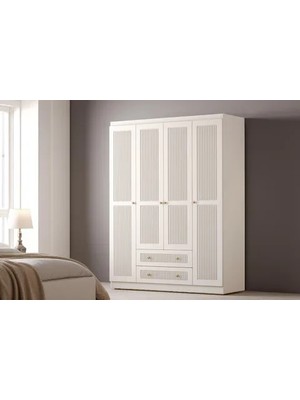 Vivense Norry Gardırop,  4 Kapaklı