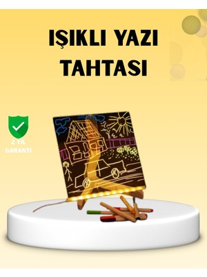 Cm Store LED Işıklı Akrilik Yazı Tahtası Renkli Kalem Setiyle