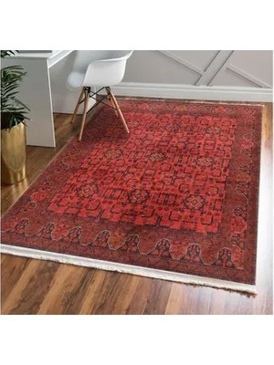 Vivense Markaev Kilim, Klasik, Kırmızı, 80X150