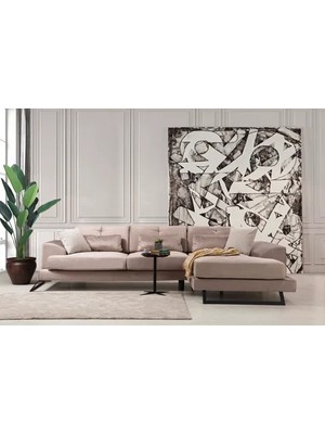 Vivense Frido Köşe Koltuk, Bej, Sağ Köşe