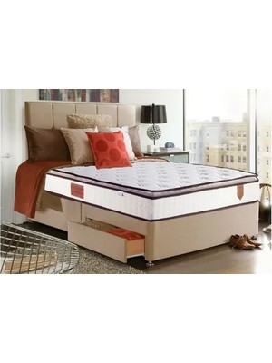 Vivense Bedcraft Starlıne Plus Pedli Ultra Full Yaylı Tek Kişilik Yatak, 90X190