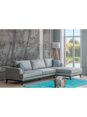 Vivense Nago Köşe Koltuk, Gri, Sağ Köşe