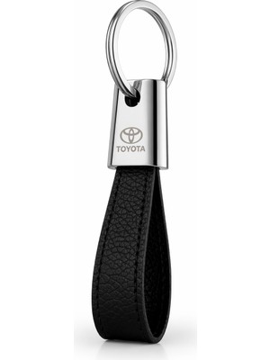SAVEK Lüks Toyota Anahtarlık Metal Deri – Premium Şık Tasarım 11 X2 cm Araba Aksesuar