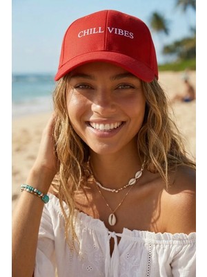 SF Collection Chıll Vıbes Baskılı Unisex Basic Spor Şapka