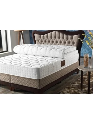 Vivense Bedcraft Starlıne Plus Fermuarlı Pedli Ultra Full Yaylı Tek Kişilik Yatak, 90X190