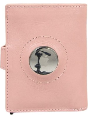 Palertag Deri Cüzdan, Apple Airtag Uyumlu Pembe