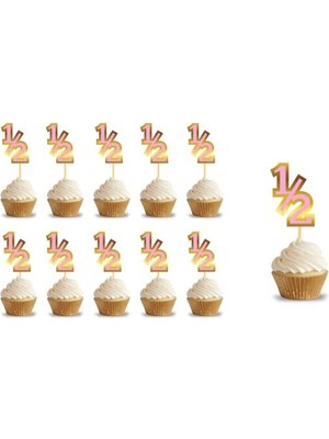 Deha Parti Kürdan Yarım Yaş Pembe 10 Parça 6 Ay Konsept Süsleri