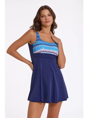 Esranın Dünyası Argento 0341-3017 Kadın Elbiseli Mayo RSBER34-ESRDNS