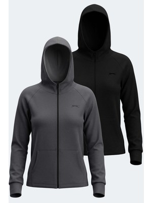 Slazenger Vasco 2 Li Set Kadın   Sweatshırt