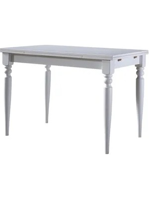 Vivense White Çizilmez Açılır Mutfak Masası, Beyaz, 70X110