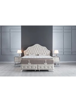 Vivense Perla Baza Başlık ve Yatak Seti, 180X200