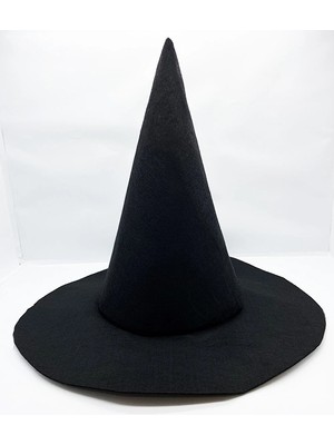 Mey İthalat Mey Ithalat® Siyah Renk Keçe Cadı Şapkası 35X38 cm