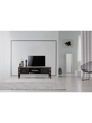 Vivense Ada Tv Ünitesi, Siyah