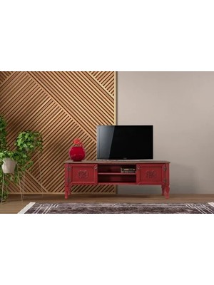 Vivense Ada Tv Ünitesi, Kırmızı