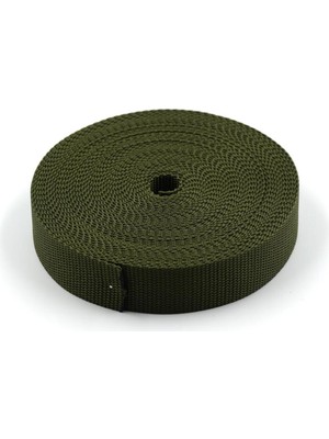 PremiumPort Dar Dokuma Şerit 30MM 5m Haki Yeşil, Çok Amaçlı ve Dayanıklı Ürün
