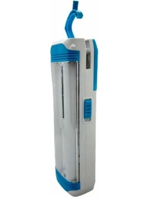 Ulugo 16 Ledli + Smd Solar Güneş Panelli Ultra Güçlü Ledli Şarjlı Işıldak V-004 ( Lisinya )