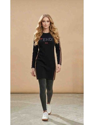 Kadın Spor Tunik/sweatshirt Elbise