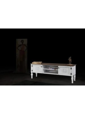 Vivense Ada Tv Ünitesi, Beyaz