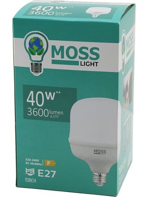 Ulugo 40W  Torch  LED Ampul Plastik E27 3600LUMEN L175° 5000 Saat Ömür IP20 185-265V Ac  MS-3098 (5224)
