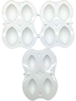 Ulugo Plastik 4lü Içli Köfte Yapma Kalıp Aparatı (5224)