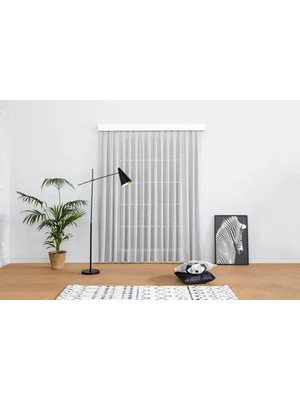 Vivense Massarelli Keten Folded Tül Gri Pilesiz  260 cm 100