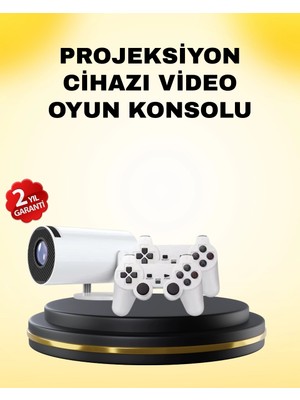 Belle Fusion Mey Ithalat® Film Dizi ve Oyun Için Taşınabilir Kablosuz Mini Projeksiyon