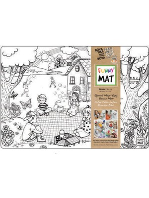 Ulugo Funny Mat - Ilkbahar 33,5 x 48 cm