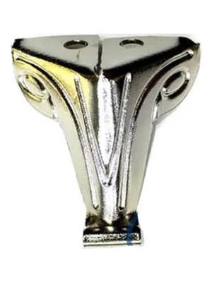 Ulugo Moda Sac Ahşap, Sunta Sandık Ayağı, Kutu Ayak 2,5 cm - Nikel