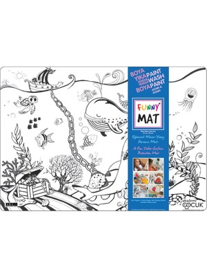 Ulugo Funny Mat - Derin Deniz - Küçük 33,5X48CM
