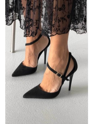 Ayakkabı Prensi Pembe Gul Kurusu  Gul Stiletto, Topuklu Ayakkabı Kadın