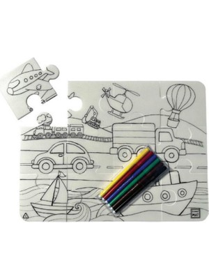 Ulugo Funny Mat - Taşıtlar 30 x 40 cm